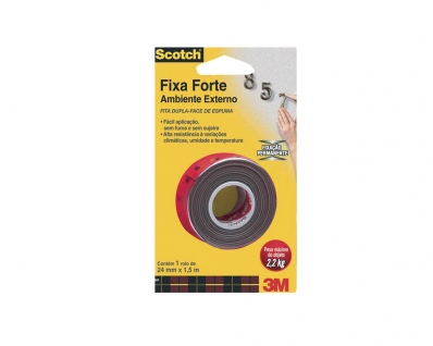 Fita Dupla Face 3M Fixa Forte Esp Ext 24Mmx1,5M 4411 Blister