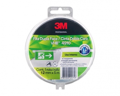 Fita Dupla Face 3M Vhb 12Mmx5M 4910 Blister