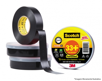 Fita Isolante 3M 33+ 19X05M