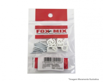 Fixa Cabo Coaxial Encart Nr 6 10Pcs Fix241