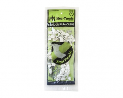 Fixa Cabo Paralelo 4Mm Br Prego Aco 50Pcs 93037