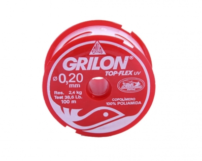 Linha Pesca Grilon Uv Br 0,20Mmx100M c/5pcs