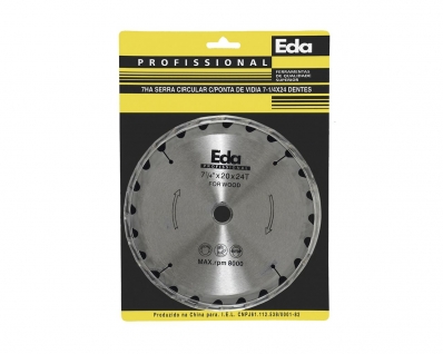 Serra Circ Mad Widea 7.1/4"X24Dx20Mm 7Ha Blister