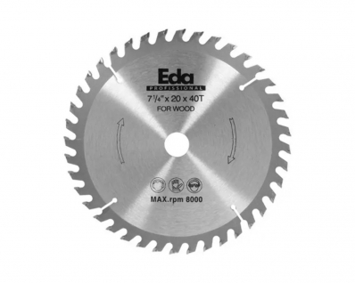 Serra Circ Mad Widea 7.1/4"X40Dx20Mm 8Mx Blister