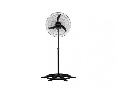 Ventilador Coluna Oscil 60Cm Preto Grade Metal 200W Bivolt