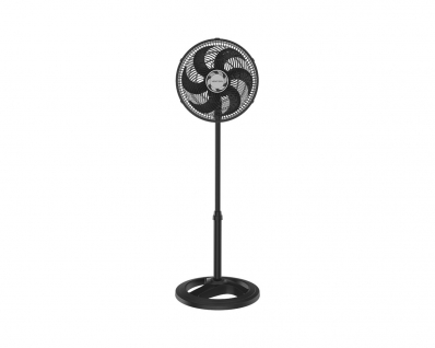 Ventilad Coluna Preto Turbo 6 Pas 30Cm 052W 127V