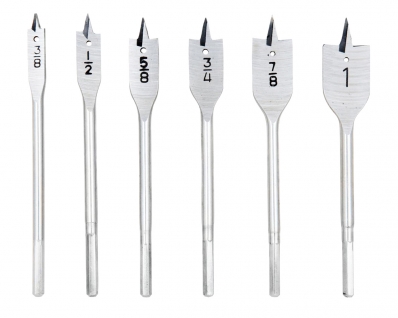 Broca Chata Brasfort Jg 3/8"-1" 6Pcs 8015 Blister