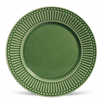 Jogo com 6 Pratos Rasos Roma Verde Salvia 26cm 