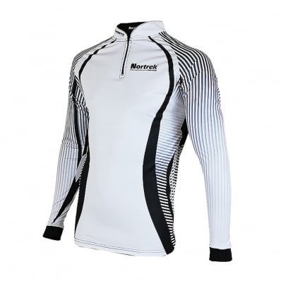 Camiseta Ml Uv Style Branco 100% Poliéster Gg Nortrek