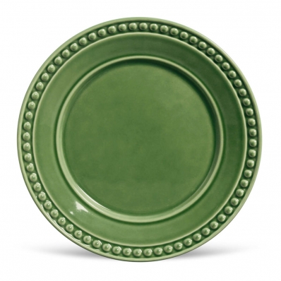 Jogo com 6 Pratos Rasos Atenas Verde Salvia 26cm 