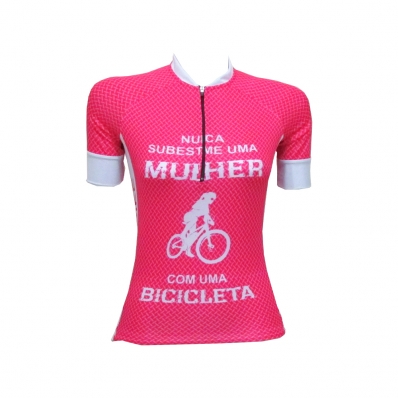CAMISA CICLISMO ADVANCED NUNCA SUBSTIME 1 MULHER (PLUS SIZE)