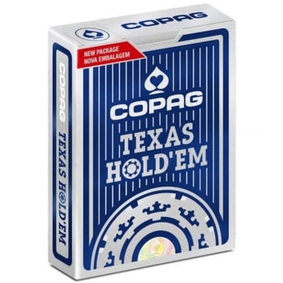 BARALHO TEXAS HOLDEM AZUL