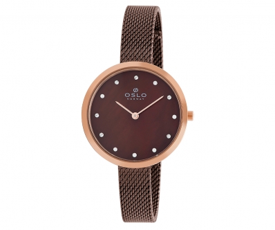 RELOGIO OSLO FEMININO SLIM OFTSSS9T0009 MARROM
