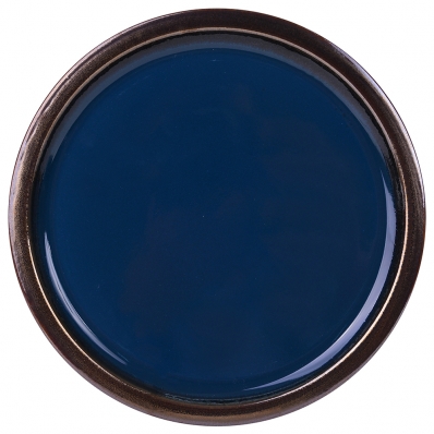 Prato Raso Keramie em Cerâmica 27,5 cm Cor Azul