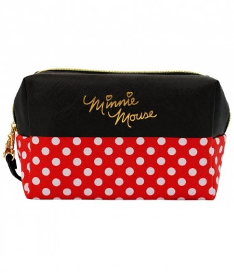 Necessaire Retangular Assinatura Minnie 13x10x20cm - Disney