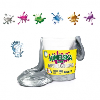 Kimeleka slime metal colors 180Gr 5832 - Acrilex