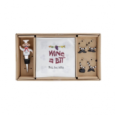 Kit para vinho 21 PCs Cheff - Rojemac