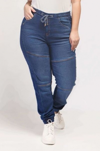 Calça Jeans Jogger Elegance 