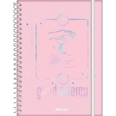 Planner espiral halográfica good energy 2022 - Jandaia
