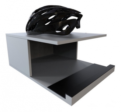 Suporte De Pendurar Bicicleta Bike Parede Mdf Branco