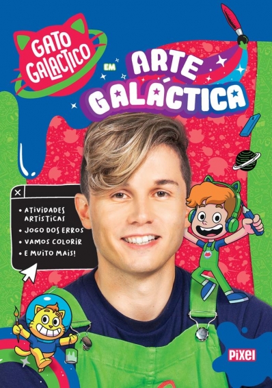 Gato Galactico em arte Galáctica