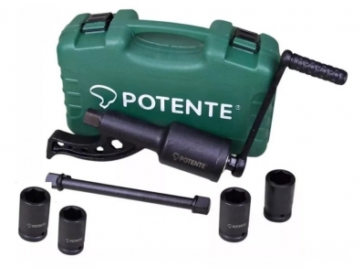 Multiplicador de Torque com Maleta 4 Soquetes POTENTE MEC07PI2