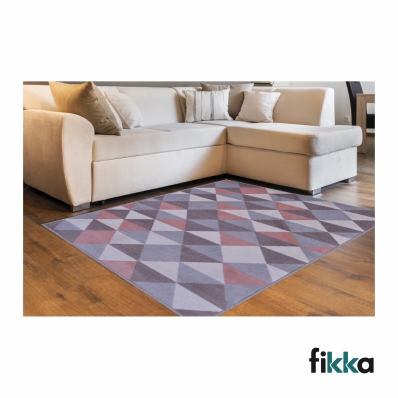 Tapete para Sala e Quarto Renaissance Verona - 1,50m x 2,00m Cinza - Fikka 