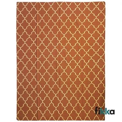 Tapete para Sala e Quarto Kilim Geométrico 991162 - 2,72m - 3,68m - Fikka 