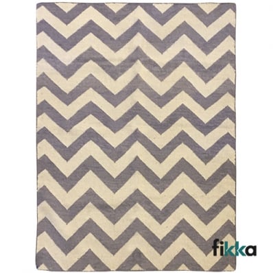 Tapete para Sala e Quarto Kilim Geométrico 991073 - 1,20m - 1,75m - Fikka 