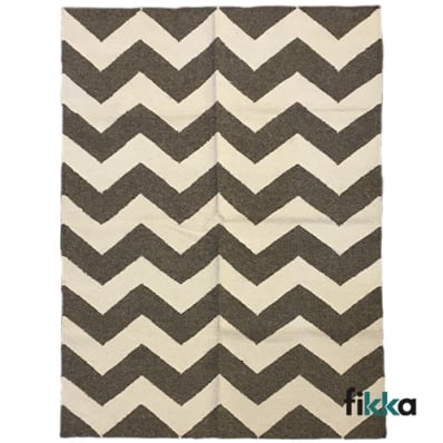 Tapete para Sala e Quarto Kilim Geométrico 991044 - 1,25m - 1,84m - Fikka 