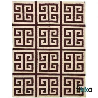 Tapete para Sala e Quarto Kilim Geométrico 991035 - 1,25m - 1,81m - Fikka 