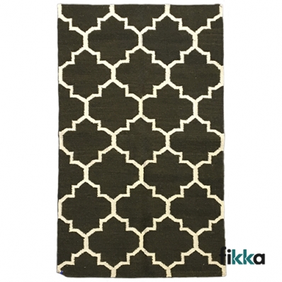 Tapete para Sala e Quarto Kilim Geométrico 991030 - 0,95m - 1,57m - Fikka 