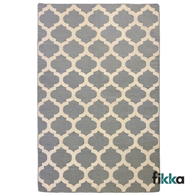 Tapete para Sala e Quarto Kilim Geométrico 991024 - 1,55m - 2,44m - Fikka 