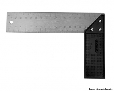 Esquadro Stanley 08" 501-A 46038
