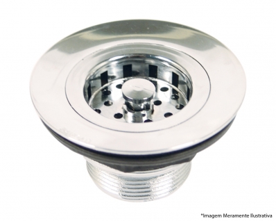 Valvula Americ Abs Crom 3.1/2"X1.1/2"