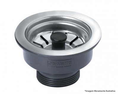 Valvula Americ Inox/Abs Luxo 3.1/2X1.1/2 09241