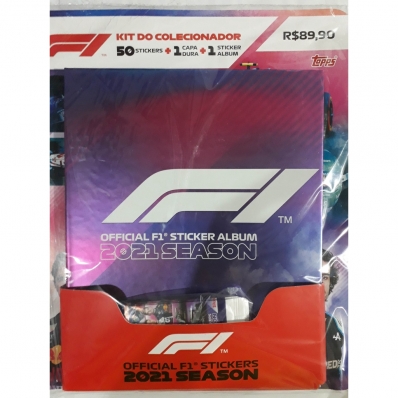 Kit do colecionador: 50 Stickers - 1 Capa Dura - 1 Sticker Album