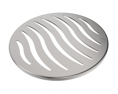 Grelha Tigre Redonda Inox 100Mm