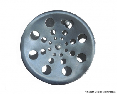 Grelha Aco Inox Overtime C/Fecho Redondo 10Cm