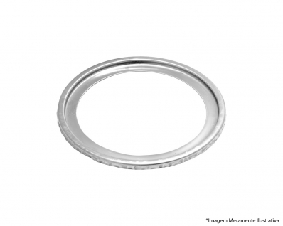 Porta Grelha Redondo 10Cm Aco Inox Blister