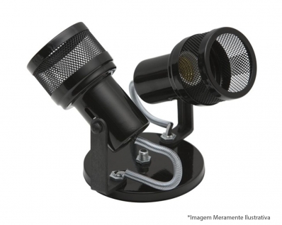 Spot Telinha 2 Canoplas Preto Blister