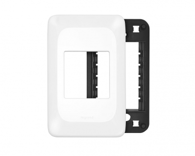 Pial Pop Modulo Placa+Suporte 2 Postos 4X2 Lgp22