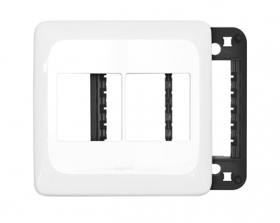 Pial Pop Modulo Placa+Suporte 2+2 Postos Juntos 4X4 Lgp44