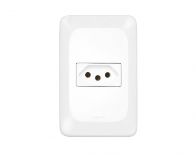 Tomada Pial Pop 2P+T 20A 4X2 Lgx03020 C/Placa