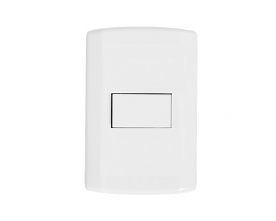 Interruptor Pluzi Modular 1 Tecla Paralela C/Placa
