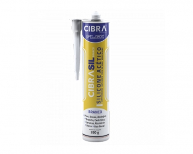 Silicone Cibra Acetico Branco 260G Blister