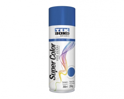 Tinta Spray Tekbond Uso Geral Azul 350Ml/250G c/6 pcs