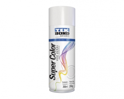 Tinta Spray Tekbond Uso Geral Gelo 350Ml/250G c/6 pcs