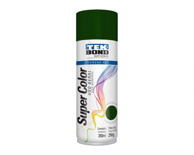 Tinta Spray Tekbond Uso Geral Verde Escuro 350Ml/250G c/6 pcs