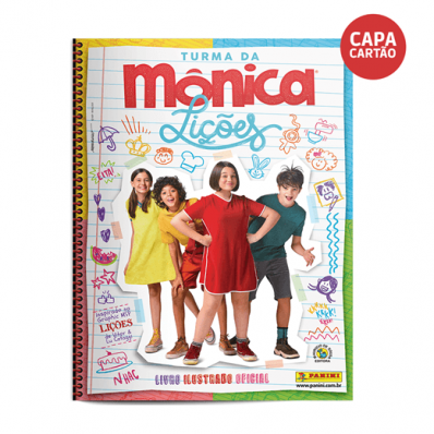 Álbum Oficial da Turma da Mônica: Lições - Capa Cartão
